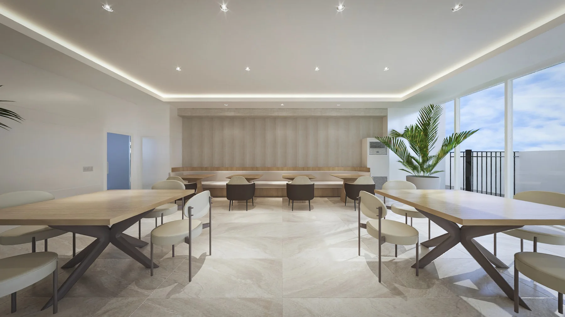 Co-working lounge, alternate view