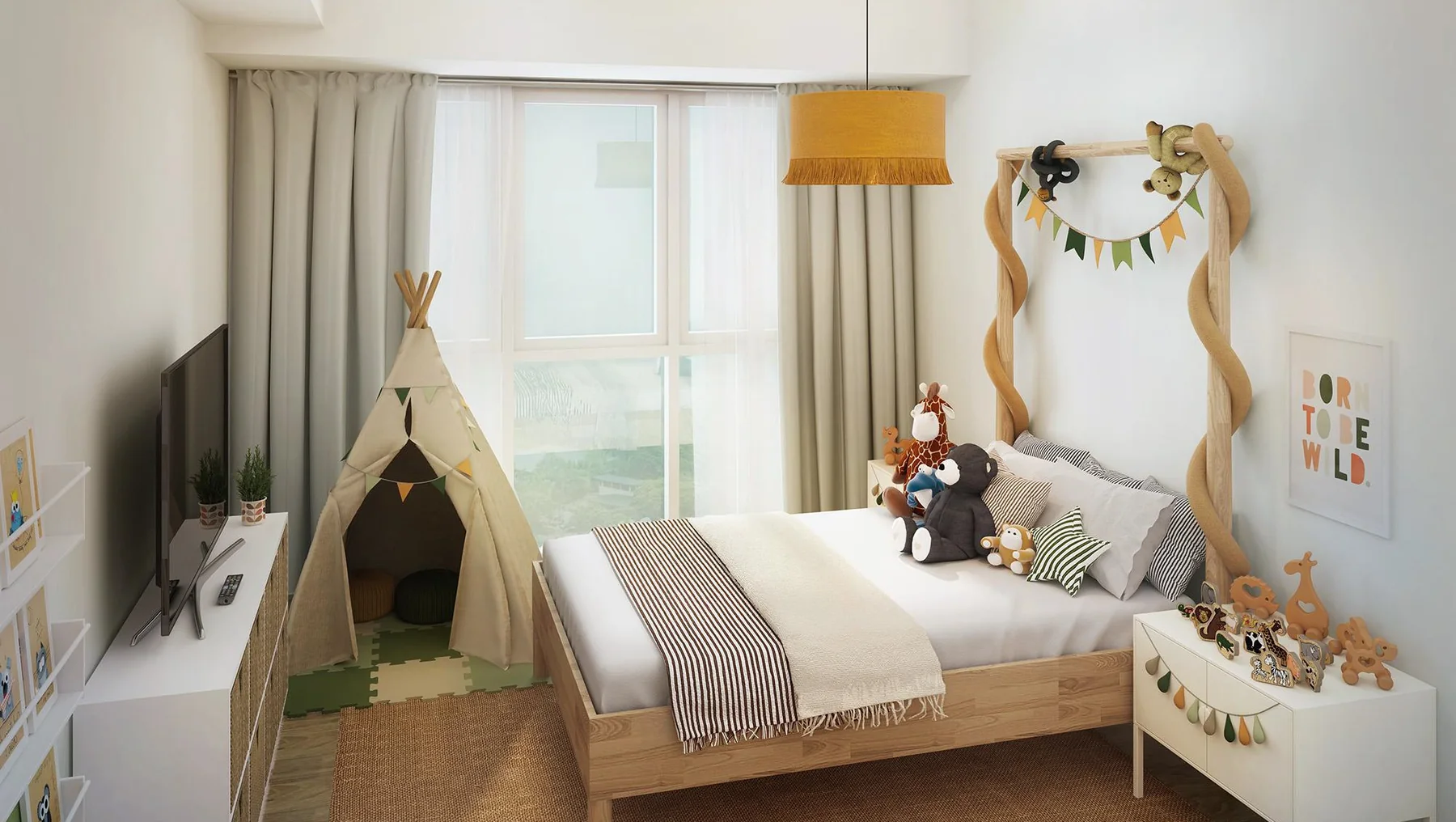 Children's bedroom interior