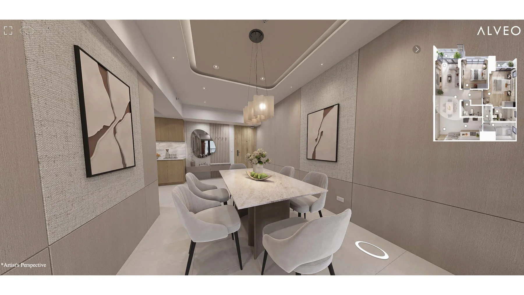 2BR dining area